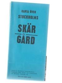 Karta Stockholms Skärgård    kartta 1968