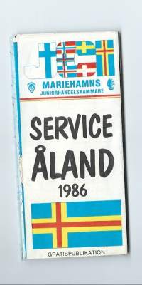 Service Åland   kartta 1986