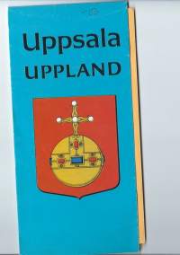 Uppsala Uppland -  kartta 1973