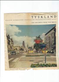 Tyskland den mellersta delen och Berlin 1956  -  kartta