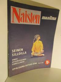 Naisten maailma 1957 / 11 sis mm- Seinen silloilla.Opin sauna autuas aina.Katariina Suuri,vaarallinenpotilas.Lauren Bacall.ym