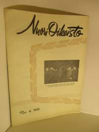 Nuori oikeisto 1951 / 6 sis mm -Neuvostoliiton Suomessa valvomat osakeyhtiöt vilkkaassa toiminnassa,40 yritystä keskitetyn johdon alaisina.K.S.Sainio,