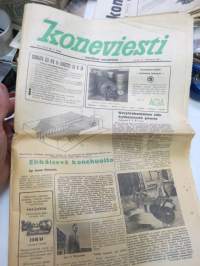 Koneviesti 1958 nr 14, ilmestynyt 30.7.1958, sis. mm. seur. artikkelit / kuvat / mainokset; Kevytrakenteinen siilo kyllästetystä puusta, 2 X 14&quot; Sampo-aura, Fahr