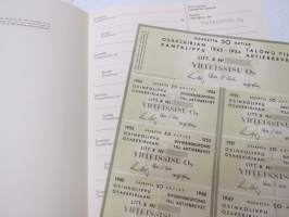 Yhteissisu Oy, Helsinki 1945, 50 osaketta á 10 000, 500 000 mk -osakekirja / share certificate