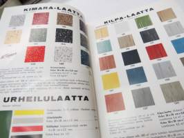 Muovit 1967 - Rakennustuotteet - Yhtyneet Muovitehtaat Oy (Vaasan Tehtaat - Pietarsaaren Tehtaat) -tuoteluettelo + teknistä tietoa -product catalog