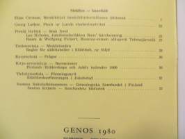 Genos - Suomen sukututkimusseuran aikakauskirja 1-4/1980