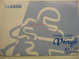 Yamaha Virago XV125 owner´s manual käyttöohjekirja