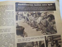 Suomen Kuvalehti 1948 nr 23, ilmestynyt 5.6.1948,  sis. mm. seur. artikkelit / kuvat / mainokset; Kansikuva Nuorten urheiluviikolla - &quot;Matti Järvinen opastaa