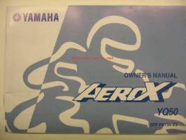 Yamaha AeroX YQ50 owner´s manual käyttöohjekirja