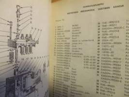 Ford Dieselmoottorin käsikirja / varaosaluettelo 1961