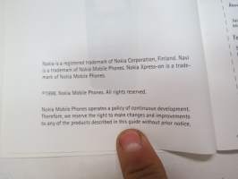 Nokia 5110 Användarhandbook -käyttöohjekirja ruotsiksi / operator´s manual in swedish