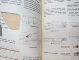 Kuitulevyopas 1956 - Tee se itse kuitulevystä tai huokoisesta kovalevystä - valmistajatehtaitten yhteisen yhdistyksen julkaisu -fiber board construction