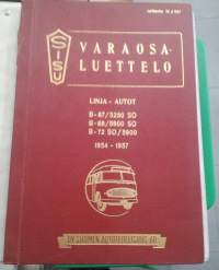 Sisu varaosaluettelo  - Linja-autot B-67/5250 SO, B-68/5900 SO, B-72 SO/5900 1954-1957 Julkaisu12 / 657