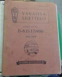 Sisu varaosaluettelo  - Linja-autot B-63ST/5900 1957-1958 Julkaisu 42 / 115B