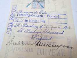 Société Anonyme Horticole Adolphe D´Haéne - Gand - Belgique) - A.W. Granberg Porvoo - Föreningsbanken i Finland / St. Petersburg Internationale Handelsbank,