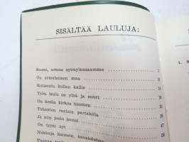 Laulukontti - suomen Siirtolapuutarhaliitto ry -laulukirja / song book