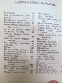 Laulukontti - suomen Siirtolapuutarhaliitto ry -laulukirja / song book