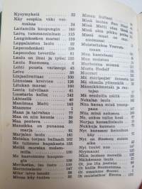 Laulukontti - suomen Siirtolapuutarhaliitto ry -laulukirja / song book