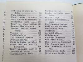 Laulukontti - suomen Siirtolapuutarhaliitto ry -laulukirja / song book