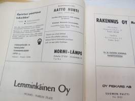 Turun Teknillinen Koulu 1959-1962 -vuosikirja / yearbook