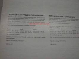 Traktoriperävaunu Velsa 95-95/3K-115-115/3K Traktorsläpvagn -käyttöohje- ja varaosakirja