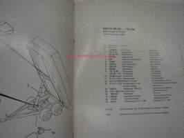 Traktoriperävaunu Velsa 95-95/3K-115-115/3K Traktorsläpvagn -käyttöohje- ja varaosakirja