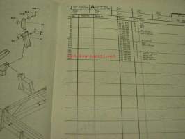 Kongskilde SP7000 -spare parts list varaosaluettelo englanniksi