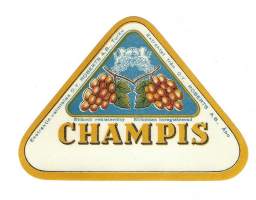 Champis -  juomaetiketti