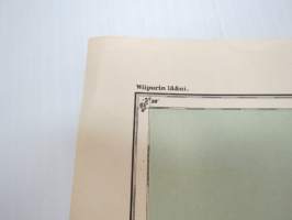 Viipurin lääni V: Y. Konevits - Pyhäjärven kunta 1920 -kartta / map