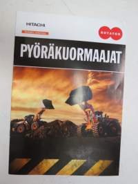 Hitachi pyöräkuormaajat -myyntiesite / brochure