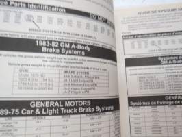 EIS Brake System Parts - Library Catalog 1975-1989 -jarruosien varaosaluettelo