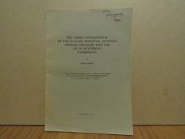 The unique determination of the nuclear potential between charged nucleons with the aid of scattering experiments