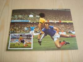 Jalkapallon maailmanmestaruuskisat Argentiinassa, Football World Cup, maksikortti, ensipäiväkortti, Sao Tome &amp; Principe, 1978, FDC. Katso myös muut kohteeni mm.