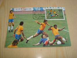 Jalkapallon maailmanmestaruuskisat Argentiinassa, Football World Cup, maksikortti, ensipäiväkortti, Sao Tome &amp; Principe, 1978, FDC.