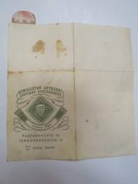 Humaliston Apteekki - Apoteket Humlegården, Turku, 15.6.1967 -apteekkisignatuuri / resepti -pharmacy label