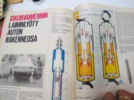 Auto ja Liikenne 1969 nr 1, Kansikuva Autojet tyristorisytytys, Peruskivi laskettu Autotehtaalle Uuteenkaupunkiin, Leirintämatkailu - korkeatasoista ulkoiluelämää...