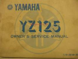 Yamaha YZ125 owner´s service manual käyttö- ja huolto-ohjekirja