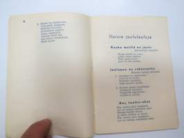 Hauskaa pikkujoulua  - Fazer -lauluvihko -christmas songs in finnish