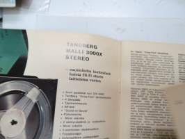 Tandberg 1971-1972 Tuotekuvasto -catalog