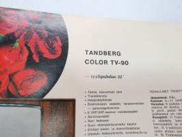 Tandberg 1971-1972 Tuotekuvasto -catalog