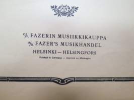 Kornettikoulu itseopiskelua varten sekä kokoelma suosittuja soittokappaleita / Kornettskola för självundervisning jämte en samling omtyckta melodier -cornet