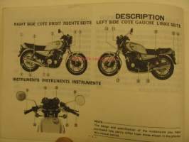 Yamaha XJ650 owner´s manual käyttöohjekirja