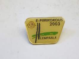 Lions Club Ansiomerkki - E- piirikokous 2003 -Lempäälä