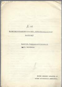 Auran kunnostaminen - moniste 4 sivua 1960-luku