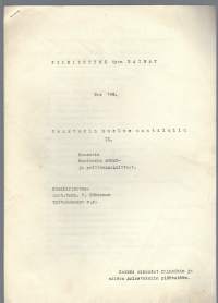 Traktorin huolto maatilalla  II. Kaasutin, moottorin sähkö- ja polttoainelaitteet / maat tekn V Tähtinen Työtehoseura ry  - moniste 6 sivua 1960-luku