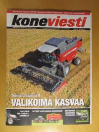 Koneviesti 2016. 1-11.13 -16 vuosikertaa,katso kuvista mm,traktorien- puimurien koeajot, testit,esittelyt ym