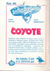 El Coyote 1957 N:o 48 Meksikolaista verta