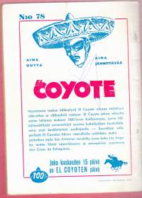 El Coyote 1960 N:o 78 Surmanloukku