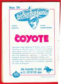 El Coyote 1960 N:o 78 Surmanloukku