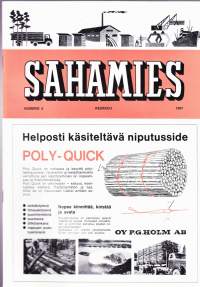 Sahamies 1967 N:o 5 kesäkuu. Suomen sahat r.y.n julkaisu